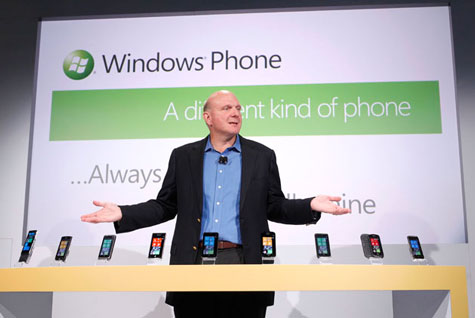 Steve Balmer and phones